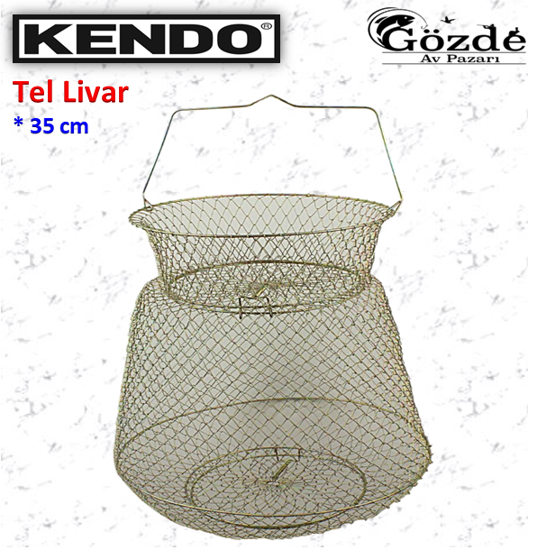 Kendo Wire Basket 35 cm Tel Livar resmi