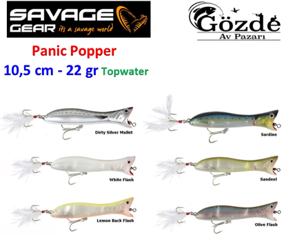 Savage gear Panıc Popper 10.5cm 22g Suni Yem resmi