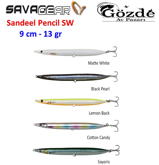 Gözde Av Pazarı. Savage gear Sandeel Pencil SW 9 cm 13 gr Suni Yem