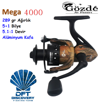 Discovery Mega 4000 5+1 Bilye Spin Olta Makinesi    resmi