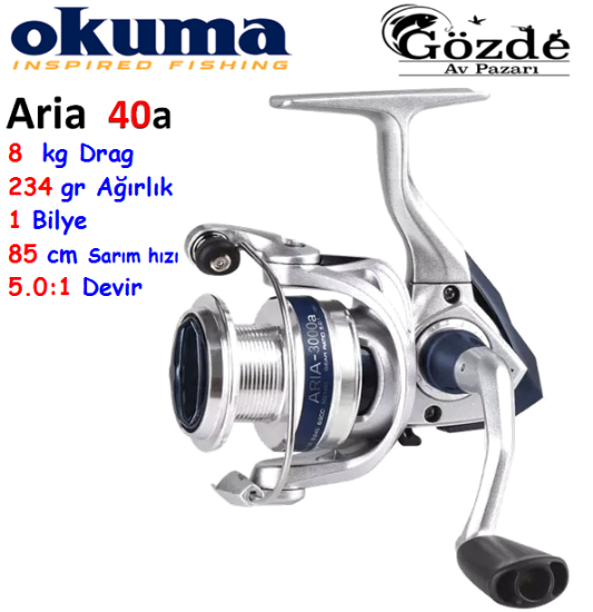Okuma ARIA-4000a Painting Silver 1 Bilye Makine  resmi