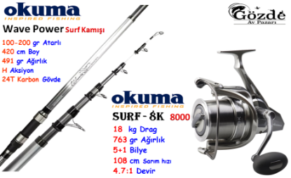 Okuma Surf Casting Set Pro resmi
