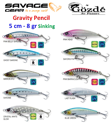 Savage gear Gravity Pencil 5 cm - 8 gr Suni Yem resmi