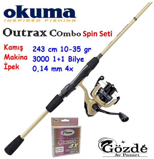 Okuma Outrax Combo Set 243 cm resmi